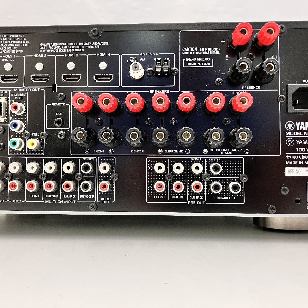 YAMAHA　AX-V765　ヤマハ　AVアンプ　本体のみ　快調、良い音です♬ ヤマハ | AX-V765 - AVアンプ - 概要