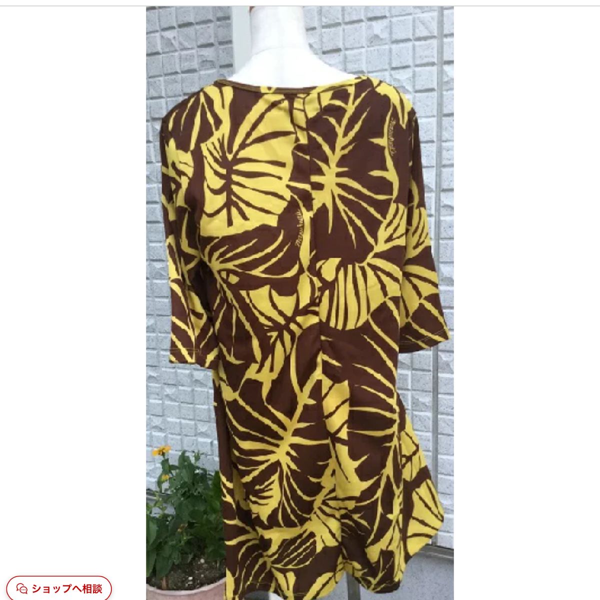 Manuheali i 五分袖チュニック タロ ＹＥＬ