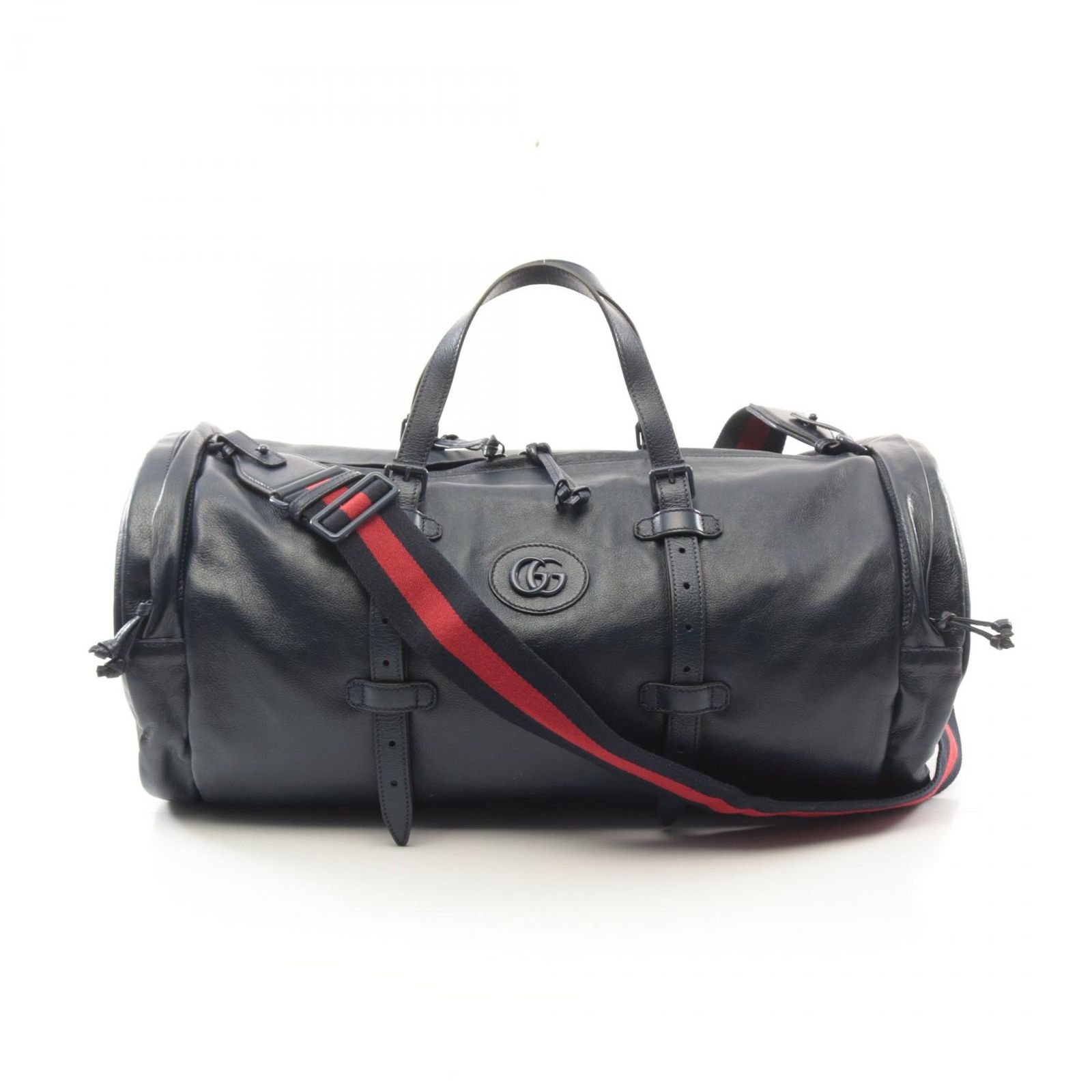 GUCCI ダブルG 2way ボストン ショルダー バッグ レザー ブラック 725699 GG Boston Shoulder Bag グッチ  90235874 | All Items | 中古ジュエリー、中古ブランド品 PURPOSE パーパス