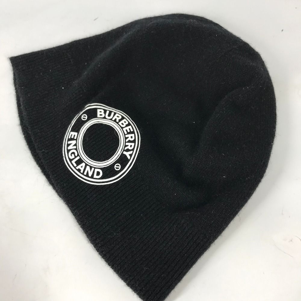 BURBERRY バーバリー ニット帽 ロゴ グラフィック 8045083 カシミヤ