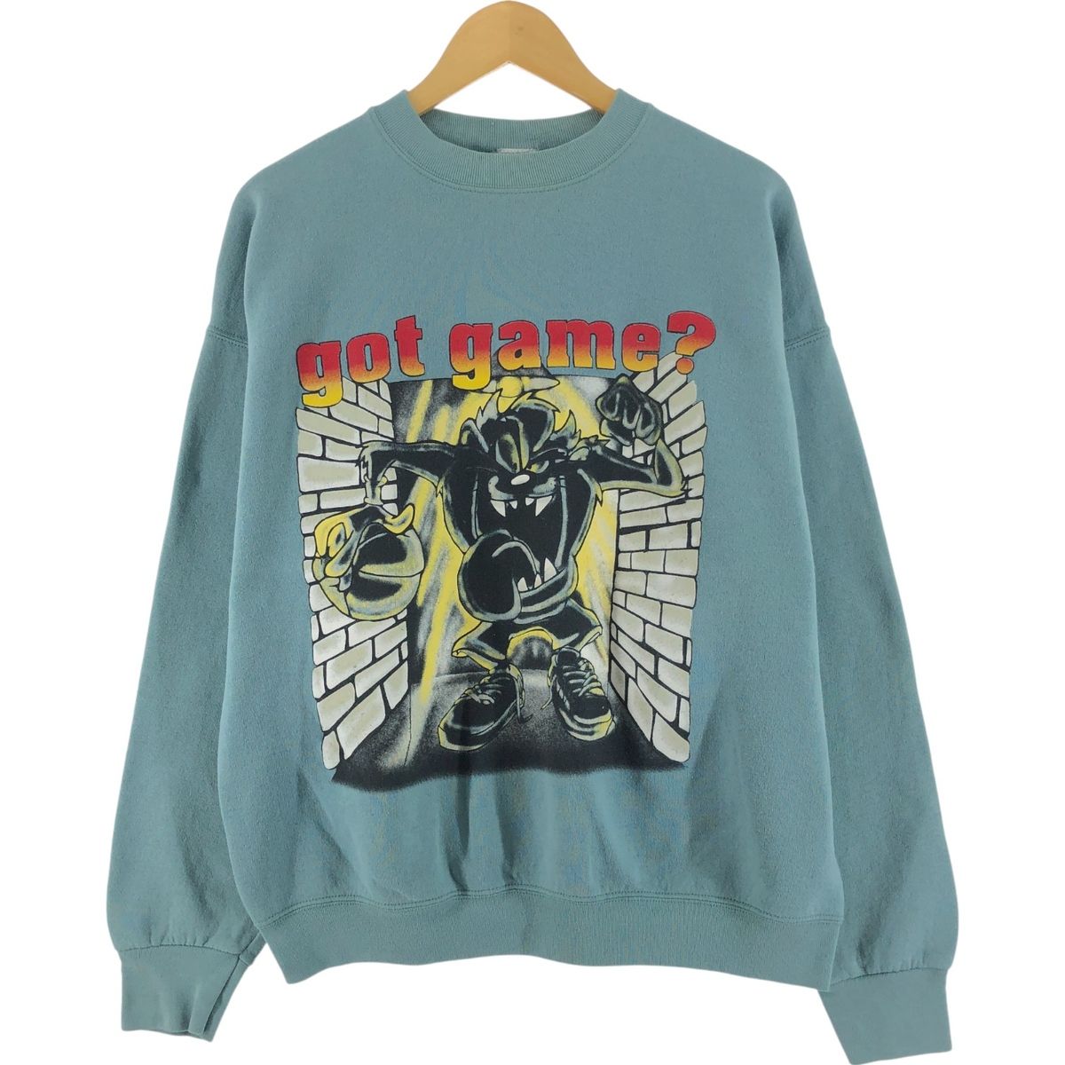 古着 90年代 LOONEY TUNES ルーニーテューンズ タズマニアンデビル 