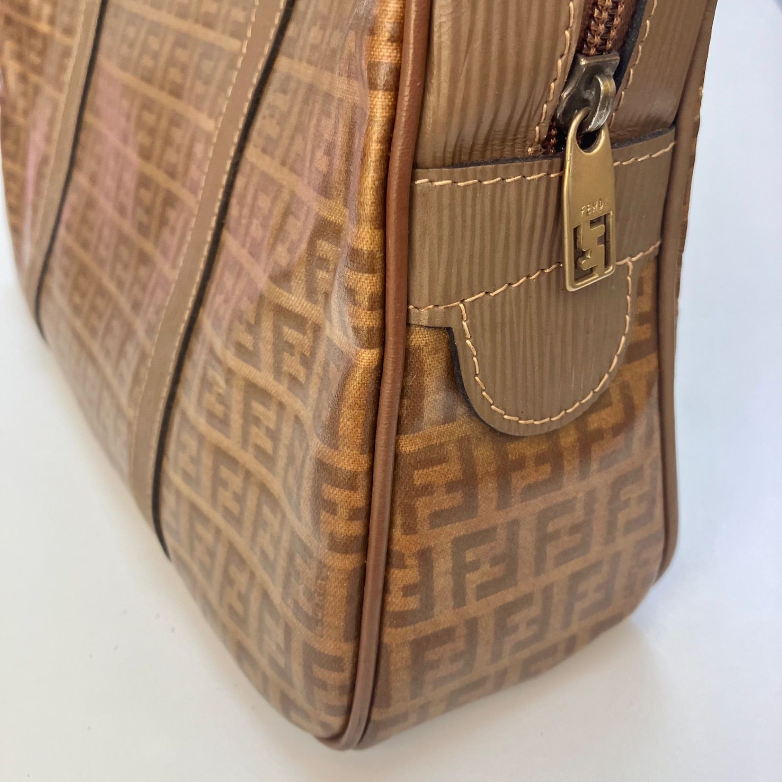 お宝希少】人気ズッカ柄 フェンディ FENDI ボストンバッグ