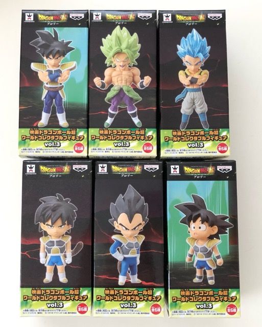 映画ドラゴンボール超 ワールドコレクタブルフィギュア Vol.3 全6種コンプ G5032-007 106