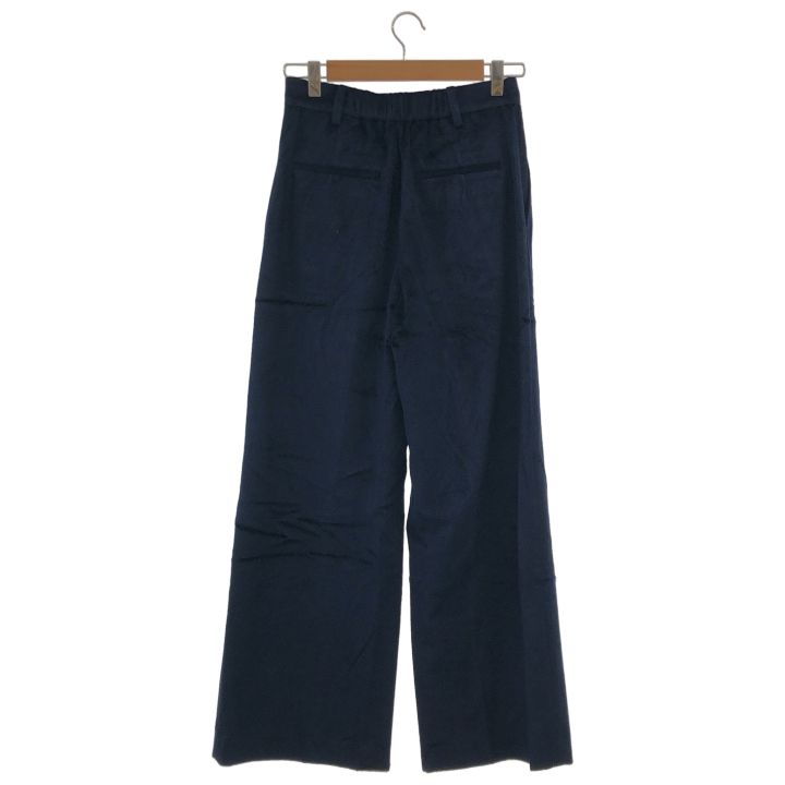 Spick - Span スピックアンドスパン 24030200823040 ベロアシャギータックパンツ レディース ネイビー 38