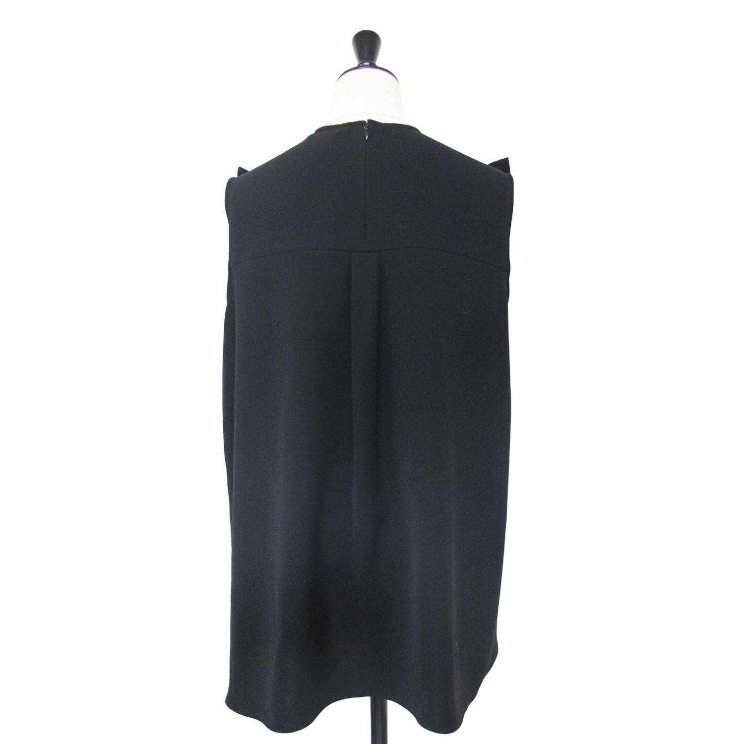 akk様専用】YOKO CHAN ブラック ノースリーブ ブラウス 36 極美品 yoko