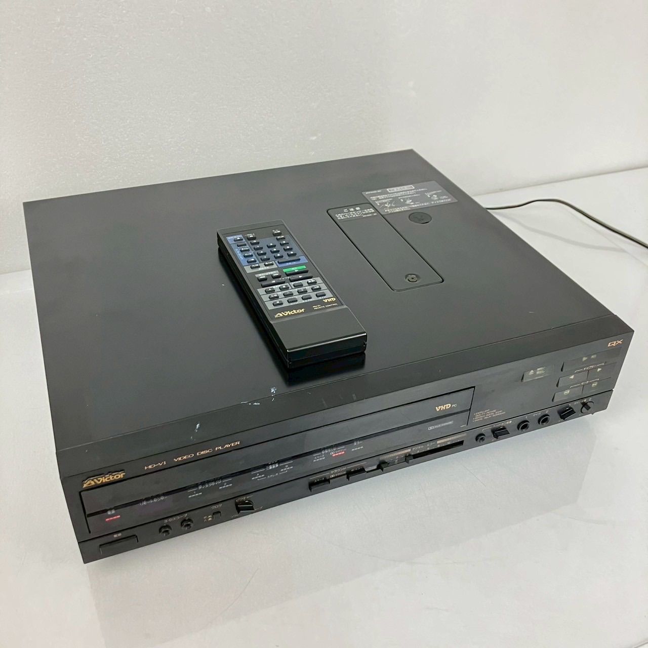 稀少⁄再生確認Victor VHD HD-V1 ビデオディスクプレーヤー