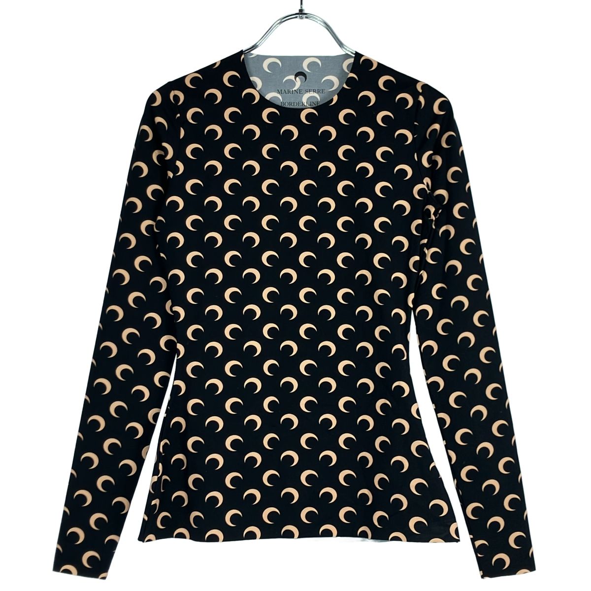 極美品✨MARINE SERRE マリーンセル Second Skin S マリーンセル(Marine Serre)｜Moon Printed Jersey Second Skin