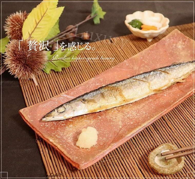 新品・未使用】信楽焼 角皿 33cm サンマ皿 長角皿 プレート 新品・未使用】信楽焼 角皿 33cm サンマ皿 長角皿 プレート