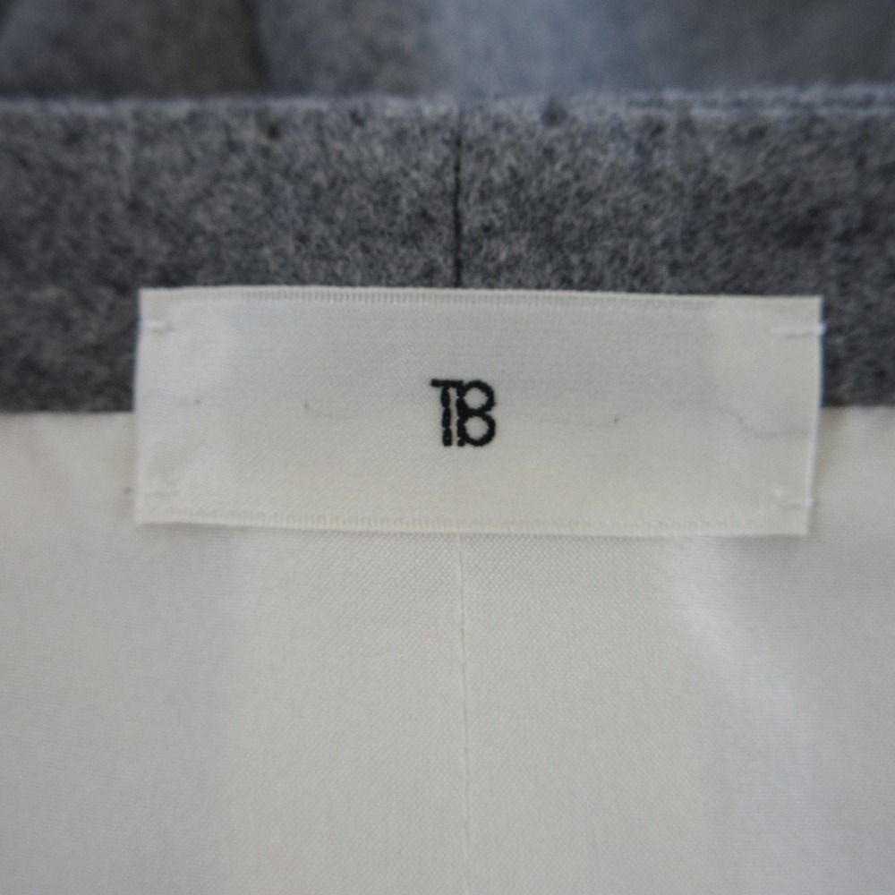 美品 22AW TOMORROWLAND .B トゥモローランド カレッジフラノ ロング