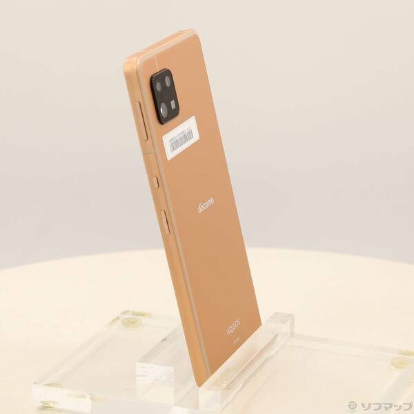 中古品〕 AQUOS sense6 64GB ライトカッパー SH-54B docomo SIMフリー
