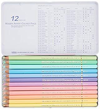 【中古】(未使用･未開封品)　ホルベイン 色鉛筆12色パステルトーンセット ar3p5n1