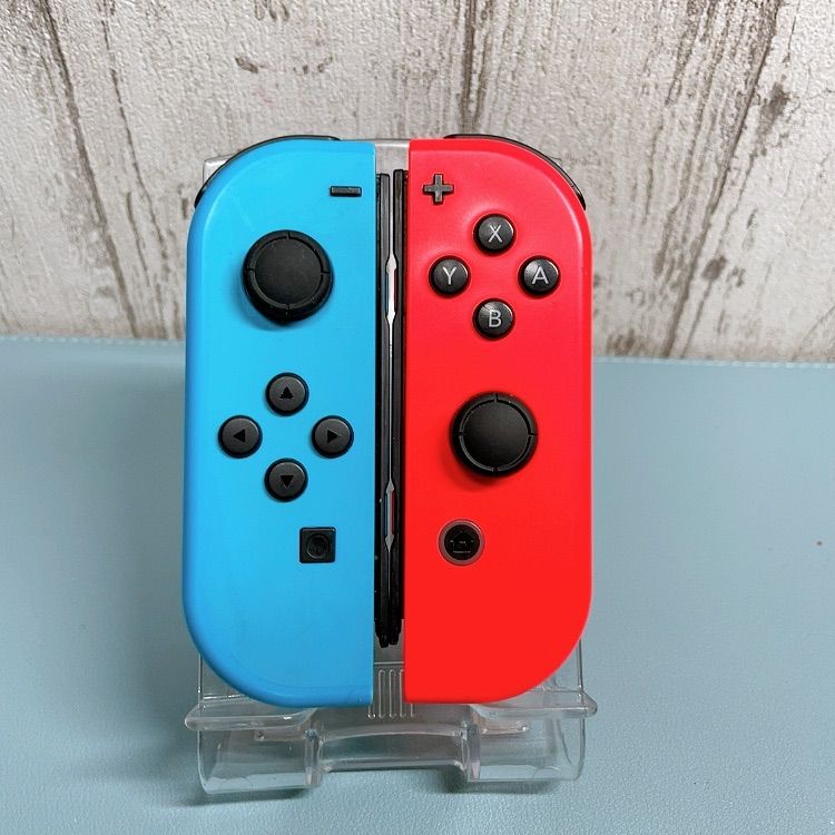 美品 人気カラー ブルー レッドSwitch 左右セットジョイコンJoy-Con