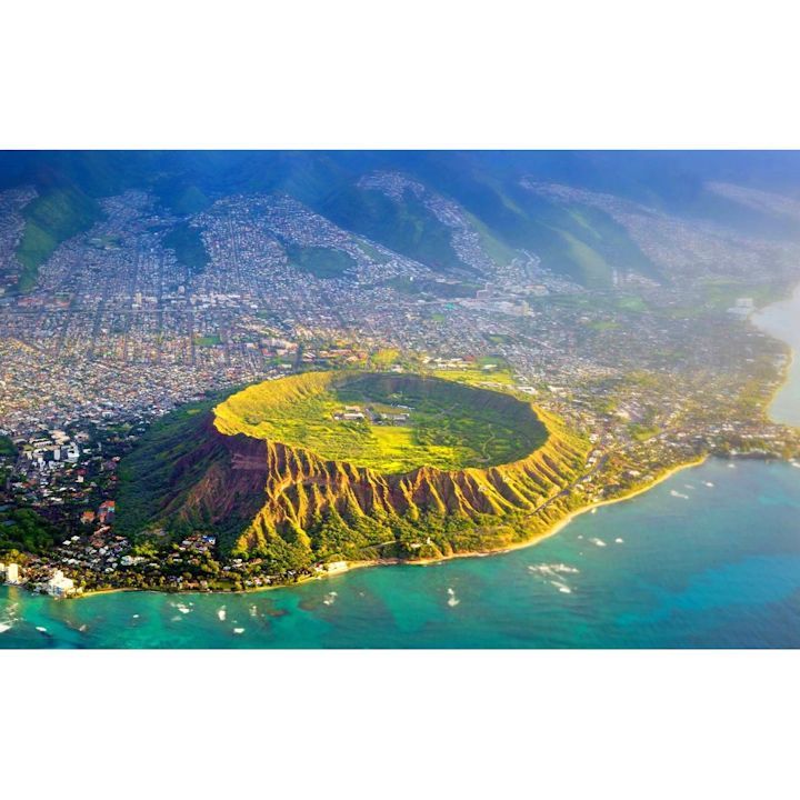 絵画風 壁紙ポスター (はがせるシール式) ダイヤモンドヘッド