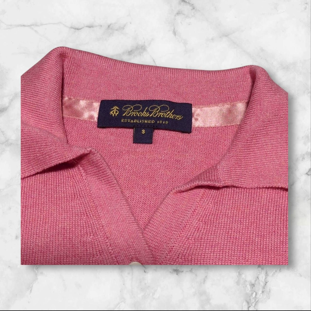 ポロ襟 カシミヤ