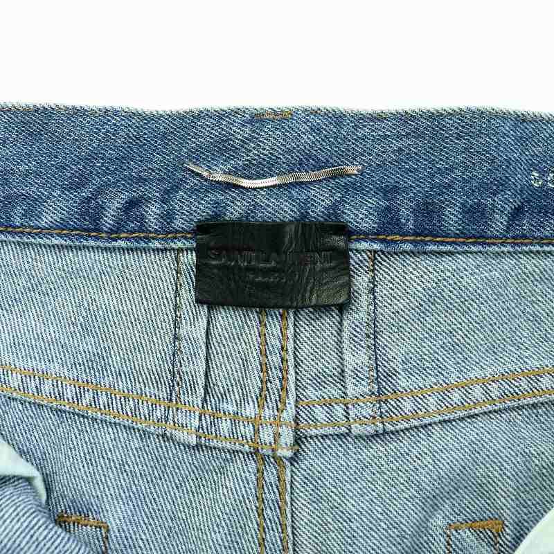 SAINT LAURENT 20AW ダメージ加工 ボタンフライ ジーンズ 29 メンズ