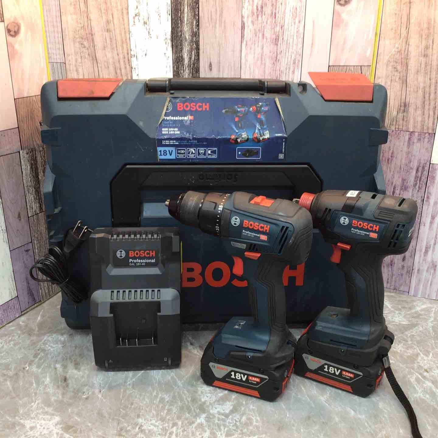 ◇ボッシュ(BOSCH) コンボキット コードレスドライバードリル GSR18V 
