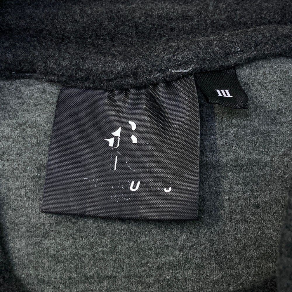 サイズ：3 1PIU1UGUALE3 GOLF  半袖モックネックTシャツ 起毛  グレー系 [240101466843] ゴルフウェア メンズ ストスト サイズ：3 1PIU1UGUALE3 GOLF 半袖モックネックTシャツ 起毛