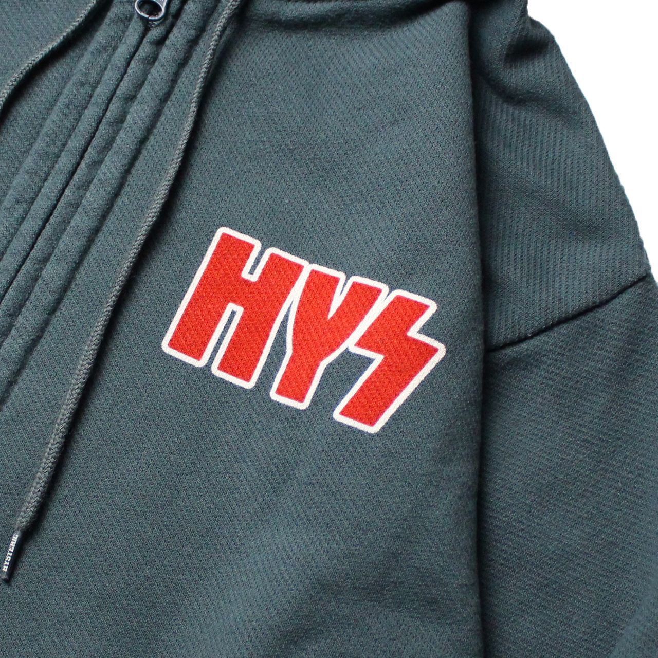 HYSTERIC GLAMOUR ヒステリックグラマー SPEAK NO EVIL パーカー グレー ジップアップ