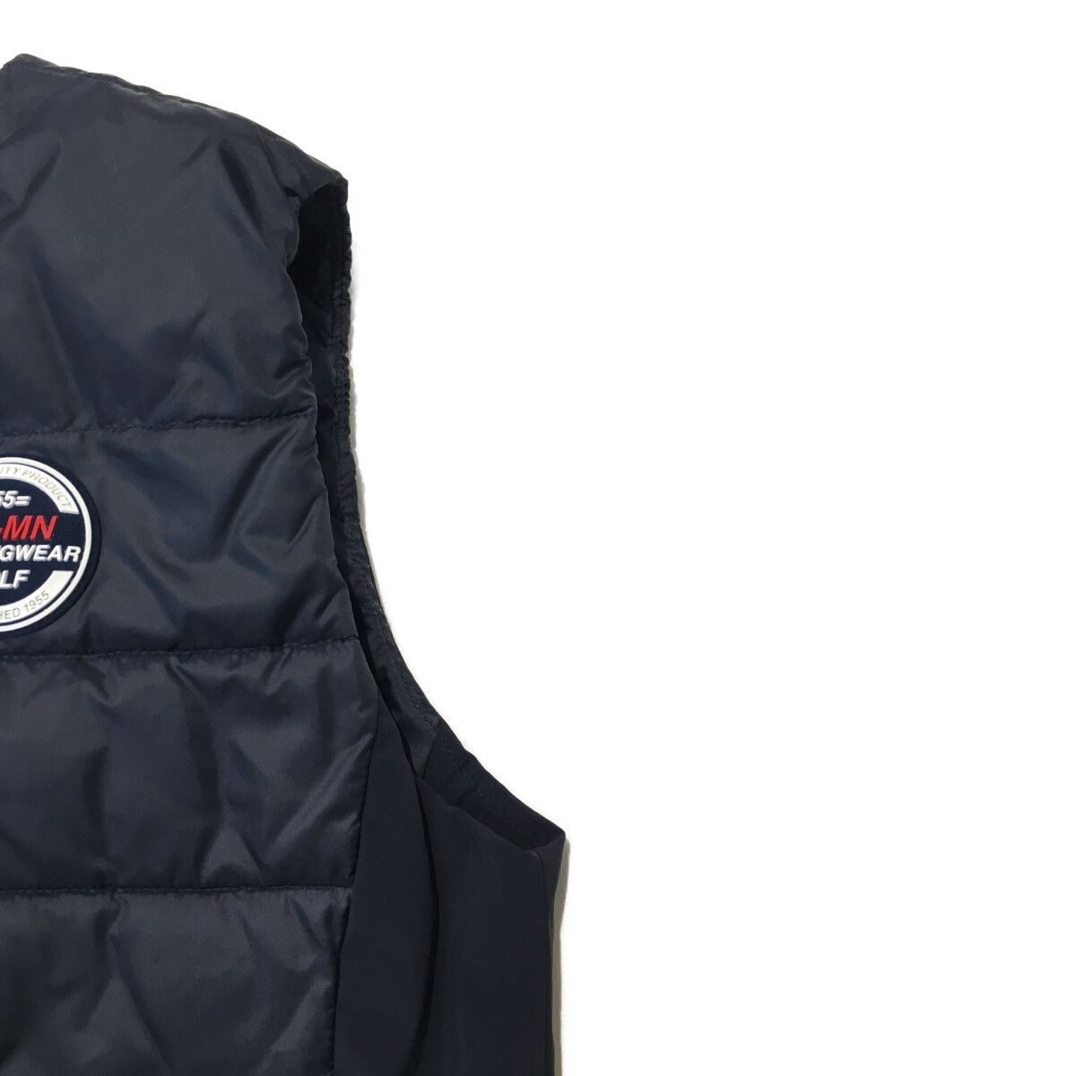 Munsingwear - coco 中古 マンシングウェア Munsing wear レディース ベスト M 紺×青 ダブルジップ インナーパーカー付き 中古 レディース マンシングウェア Munsing wear ベスト M 紺×青