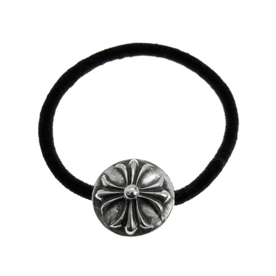 CHROME HEARTSヘアゴム HAIRBAND CROSS コンチョ CHROME HEARTS クロムハーツ HAIRBAND クロスボール ヘアバンド