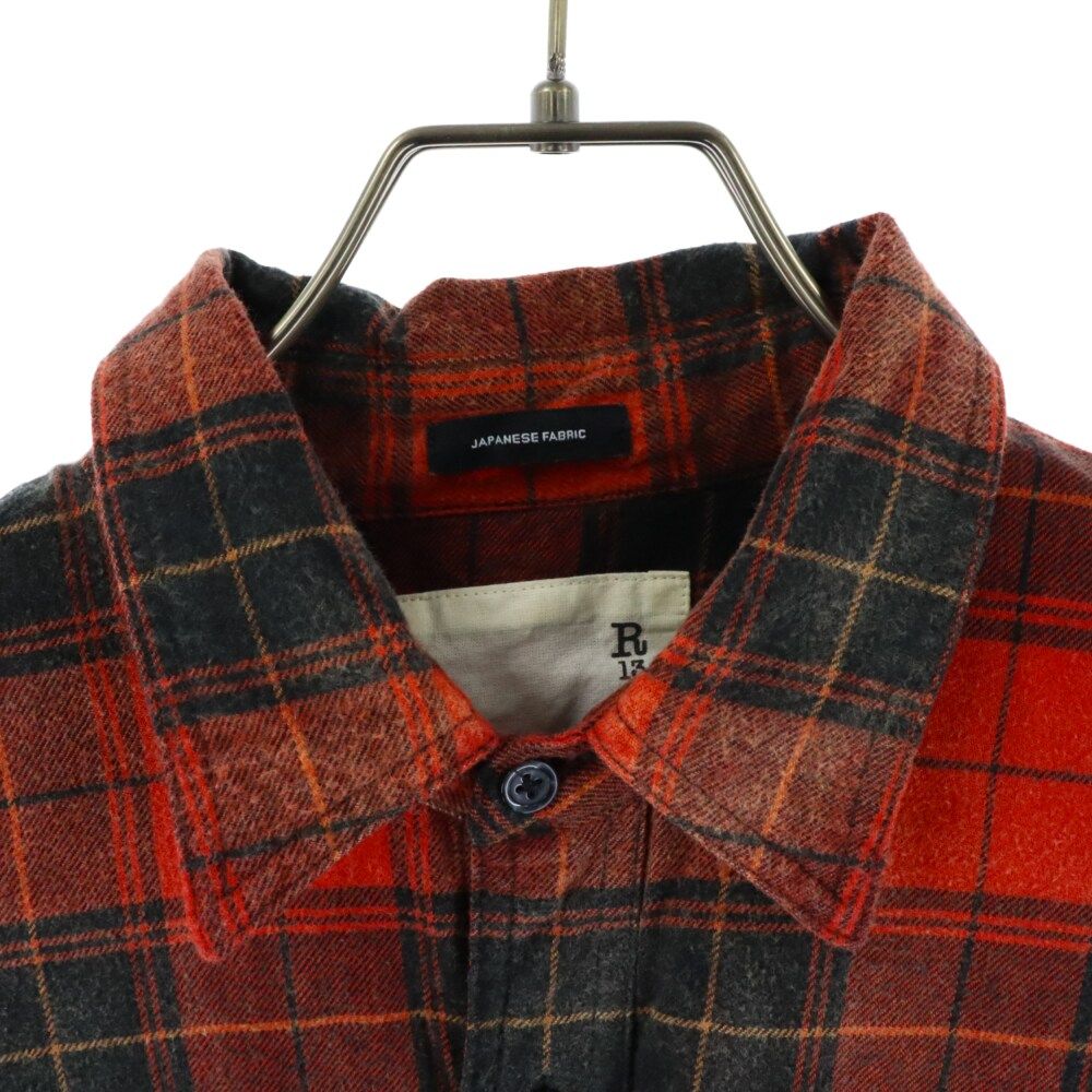 R13 (アールサーティン) 22SS Plaid Oversize Boxy Shirtdress