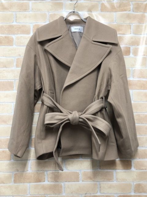 中古】 FRAY I.D フレイアイディー ビッグカラーショートコート