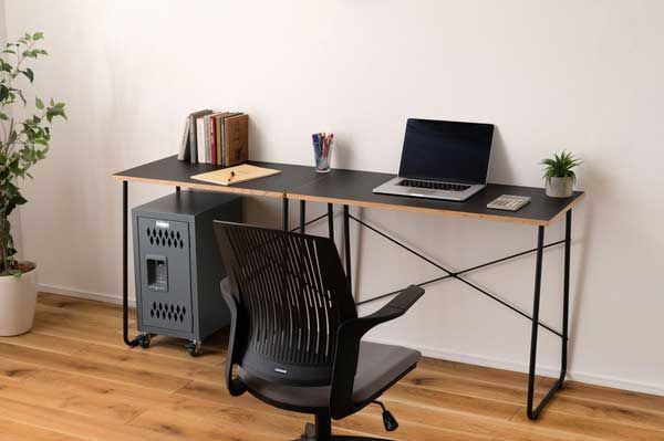 ２台セット シンプルなワークデスク