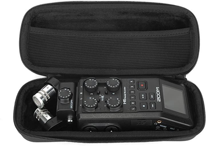 ANALOG CASES Zoom ズーム H6 / H5 H4n セミハードケース アナログケーシズ( 黒, 縦22cm x 横7cm x 幅5cm)