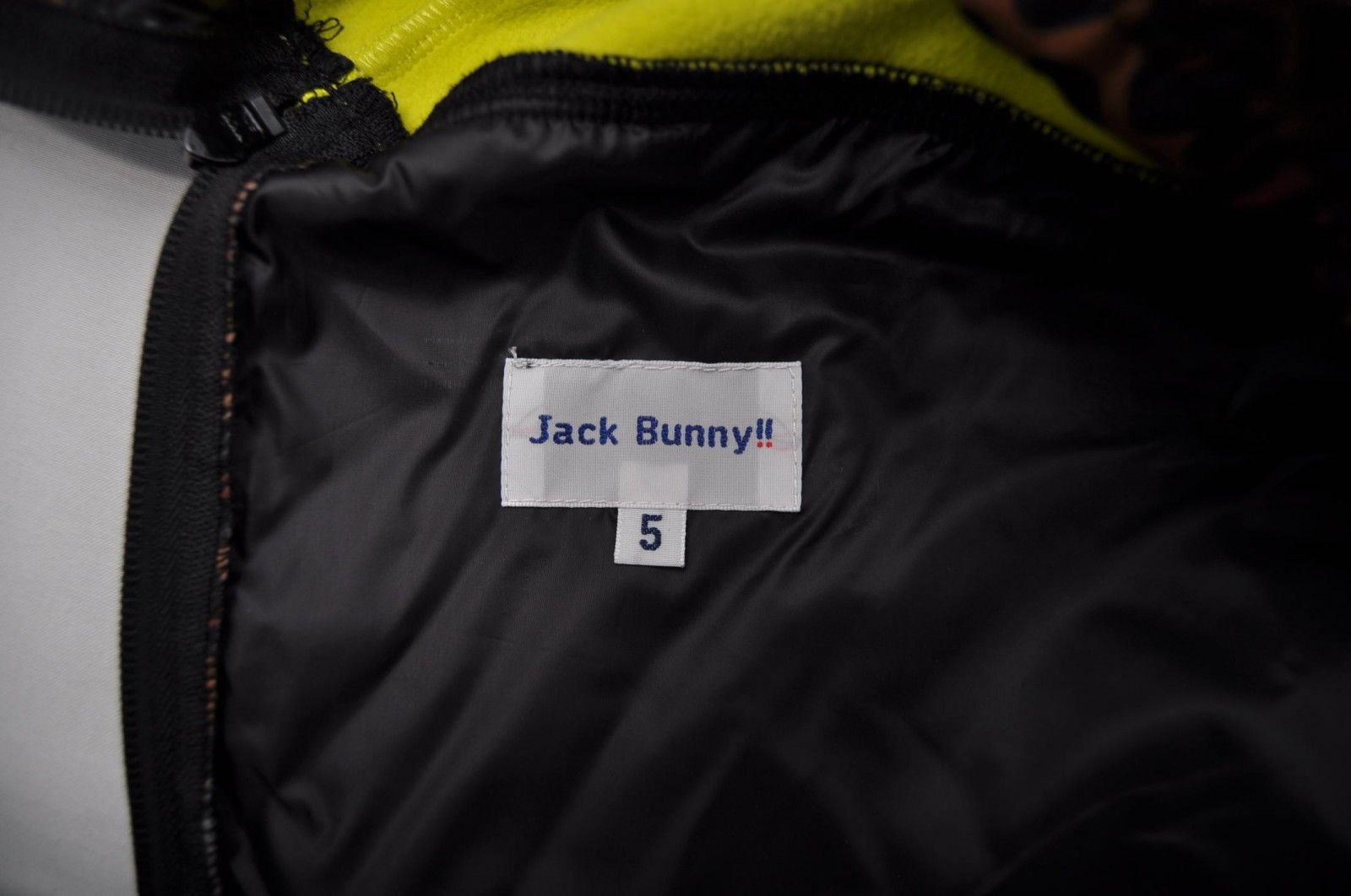 Jack Bunny! ジャケット L 黒/黄色 Jack Bunny! ジャケット L 黒/黄色