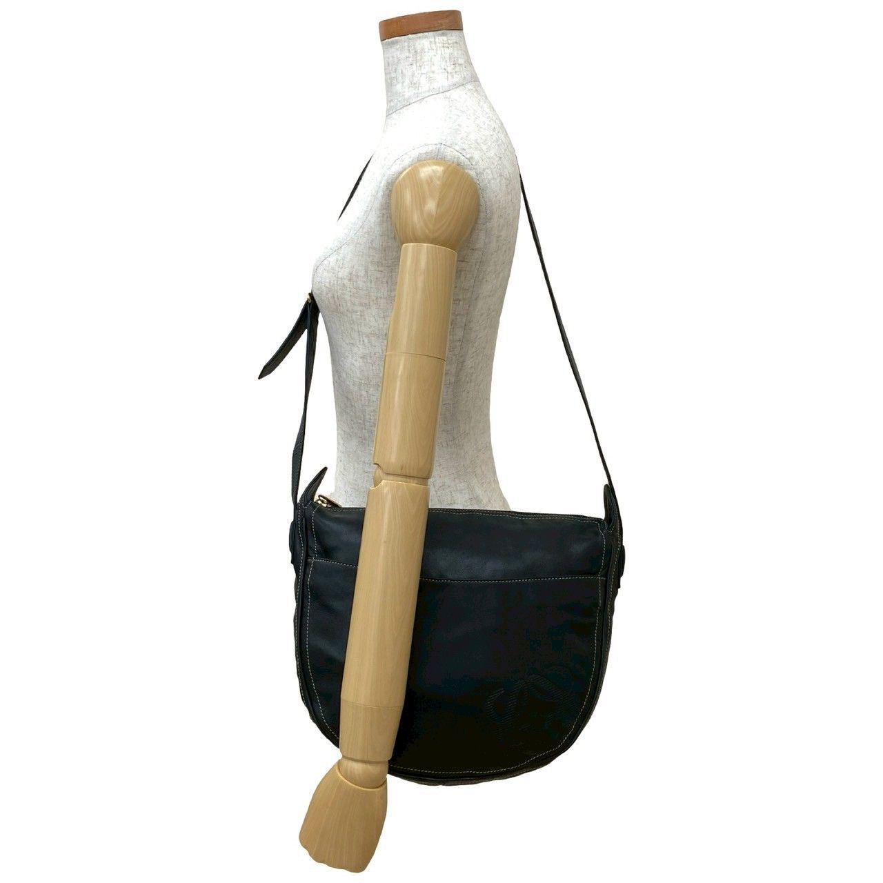 極 美品 LOEWE ロエベ ヴィンテージ アナグラム ロゴ レザー 本