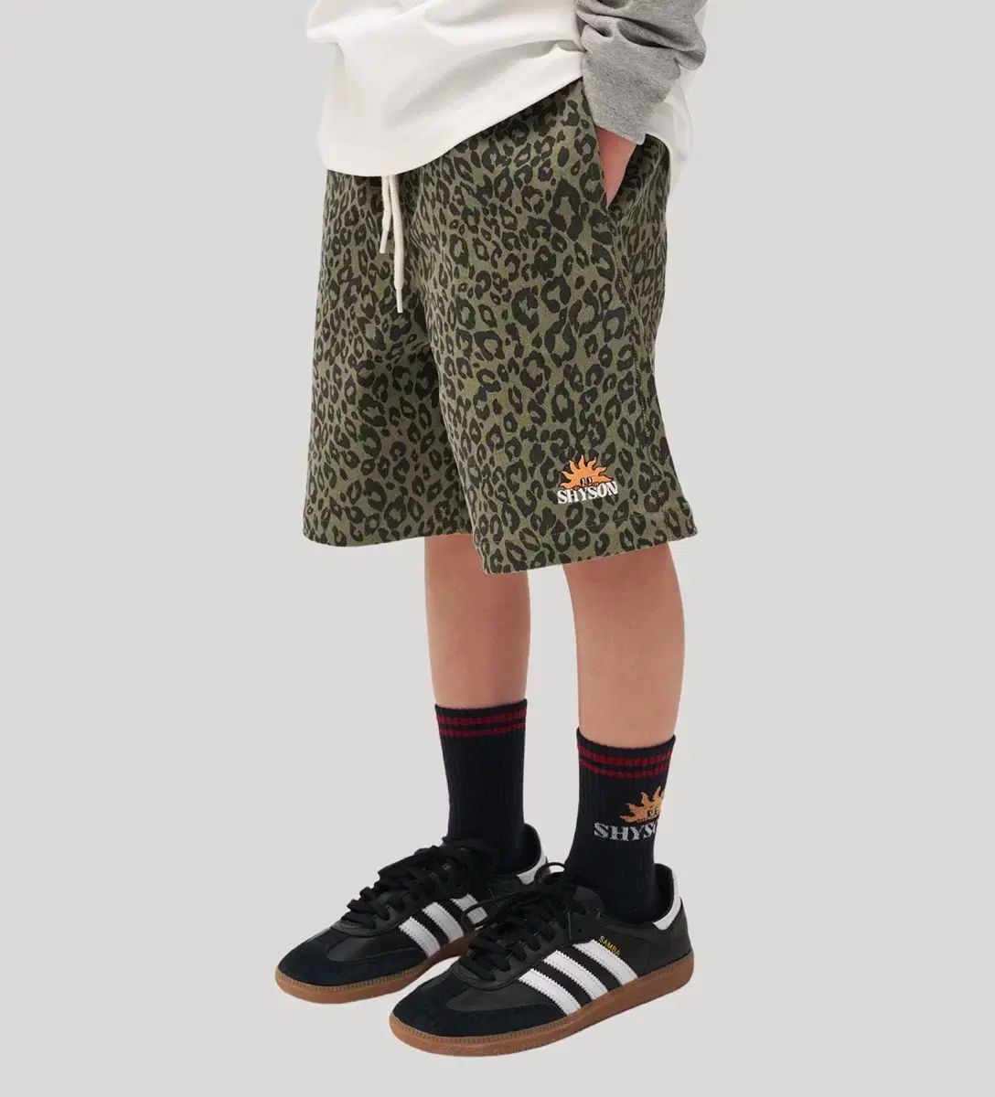 シャイ サン キッズ レオパード ショートパンツ 140