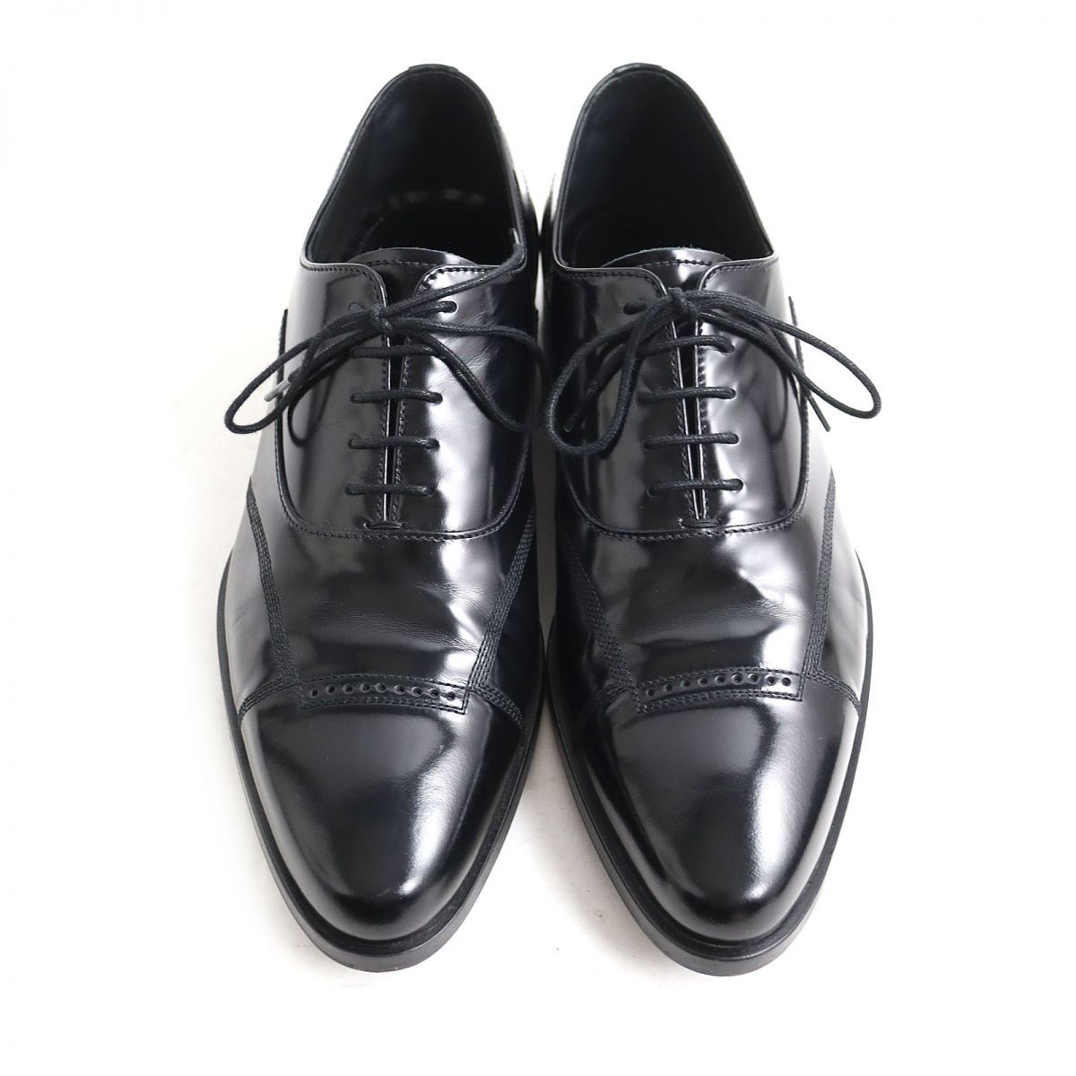 美品◇PRADA プラダ 2EA149 レースアップ オックスフォード レザー 