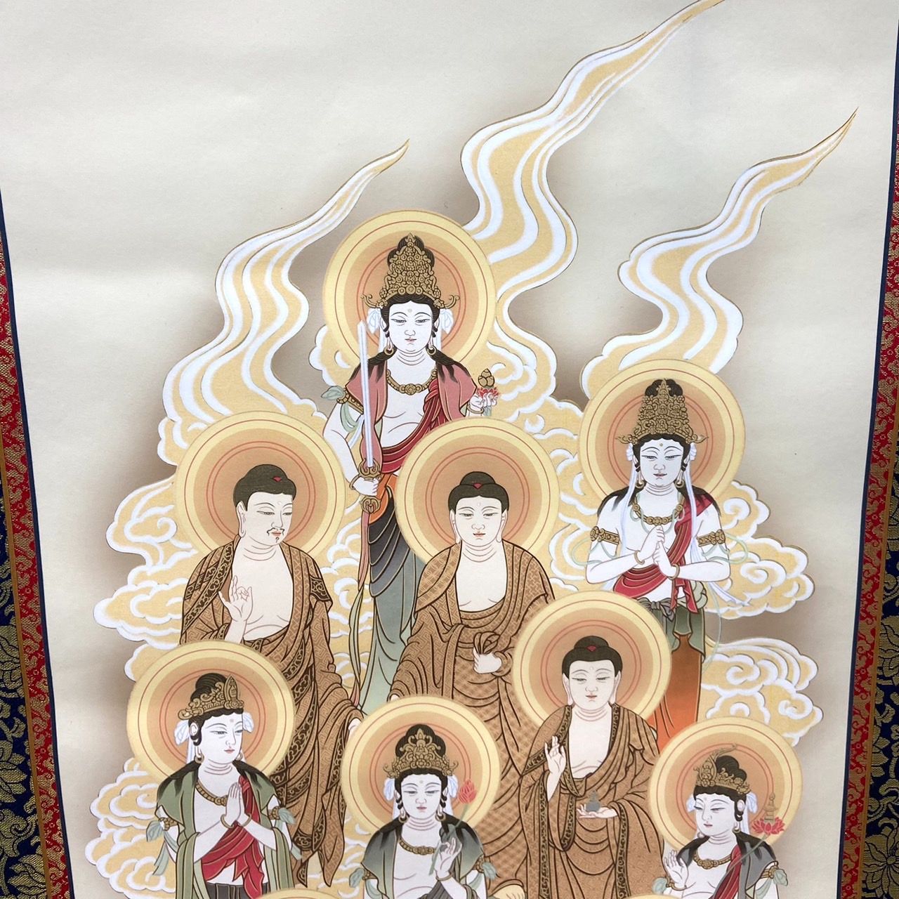 2024超人気 雲峰 （ドライブの秘境を探索！自然を感じ 宝石画です 絵画+タペストリー