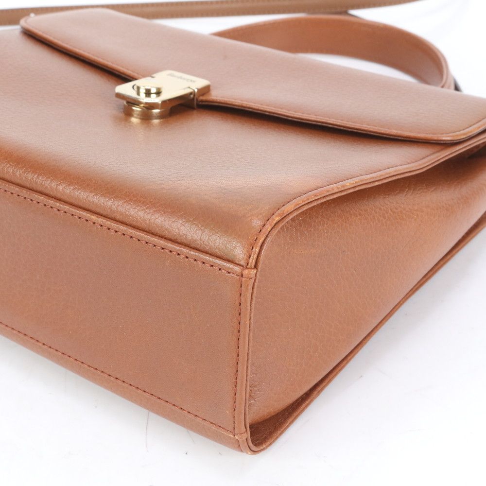 美品 バーバリー ノバ チェック レザー 2WAY ショルダーバッグ