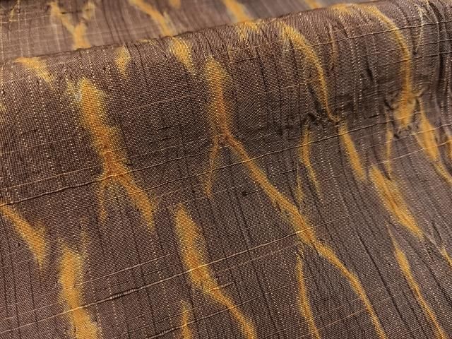 平和屋着物○上質な紬 杢目絞り 霞文 正絹 逸品 BAAT0864yc - メルカリ 