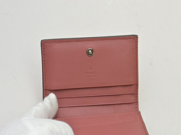 美品　GUCCI ブルームス　財布 グッチ GUCCI GGブルームス 453176 PVC×レザー 財布 ベージュ