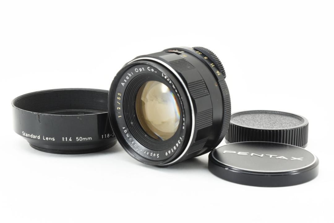 ☆前期型☆ Super Takumar 55mm F2 フード付 F0105 ☆前期型☆ Super Takumar 55mm F2 フード付 F0105 - メルカリ