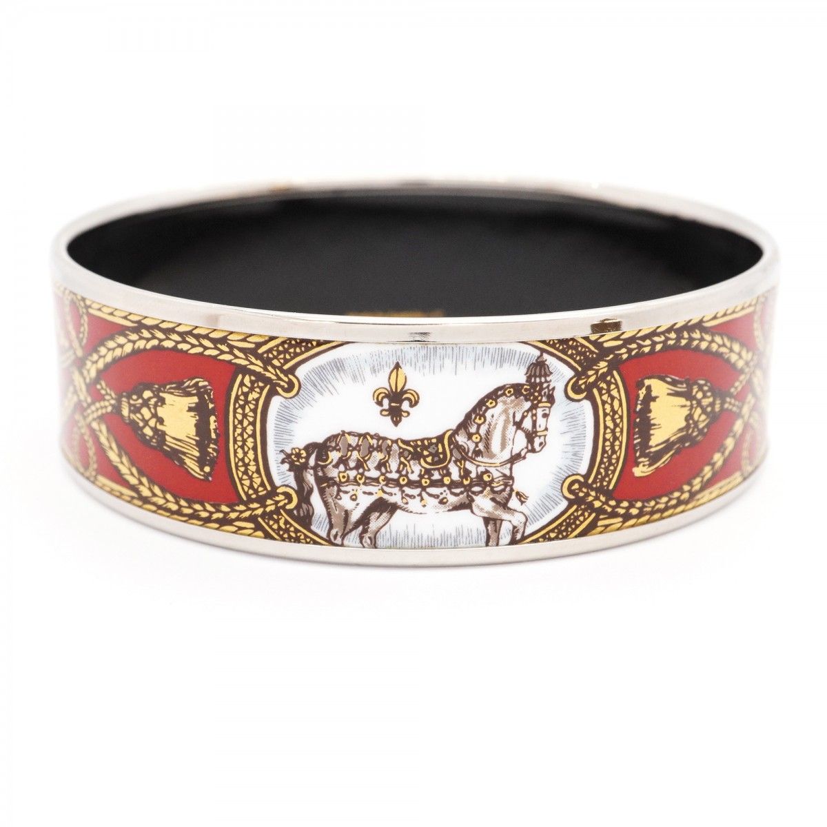 5jib0117 エルメス バングル エマイユGM メタル 七宝焼き シルバー マルチ レディース FORTGASGNV_COM_BR