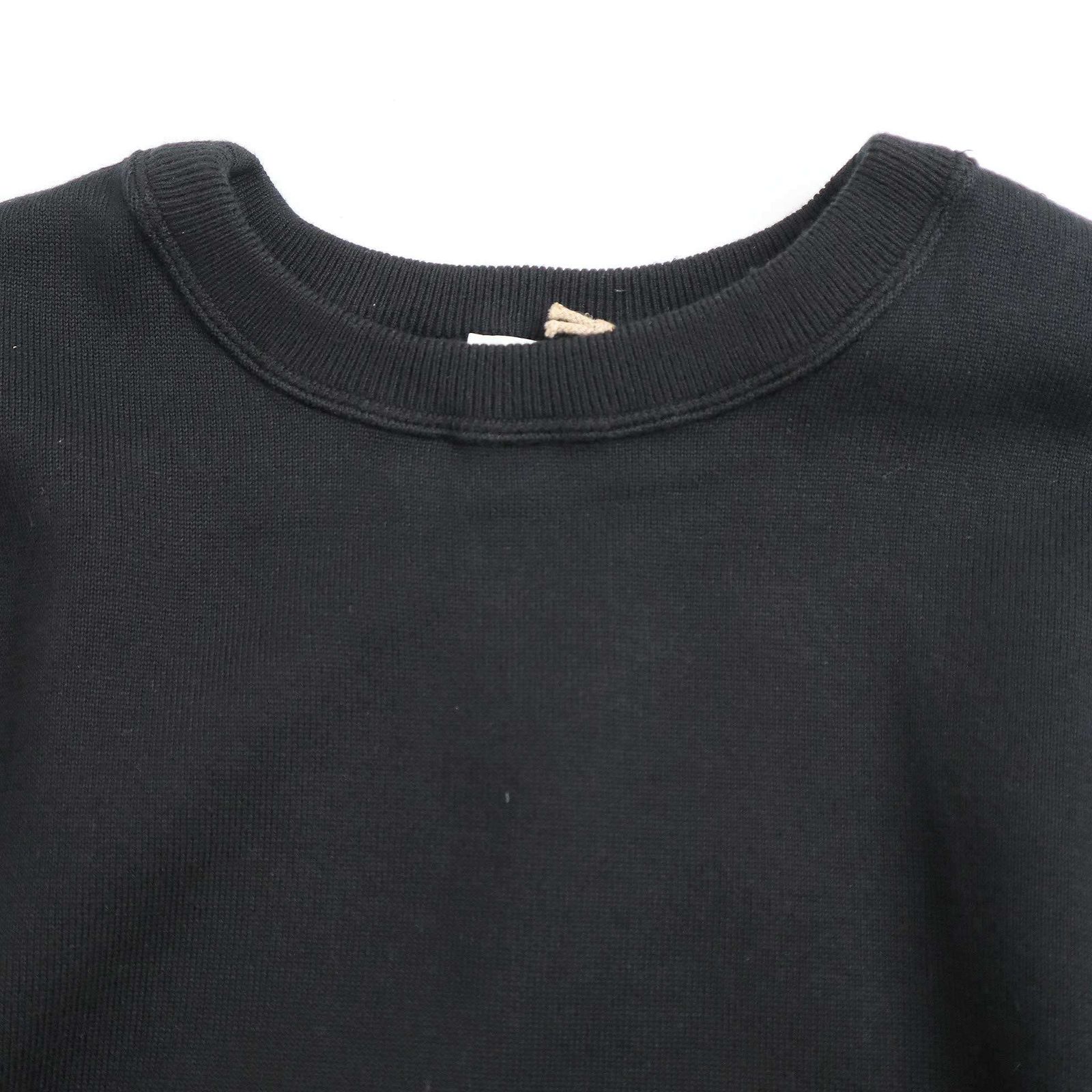 HERILL ヘリル 23SS C/S Double Layer Crew neck リバースウィーブ  