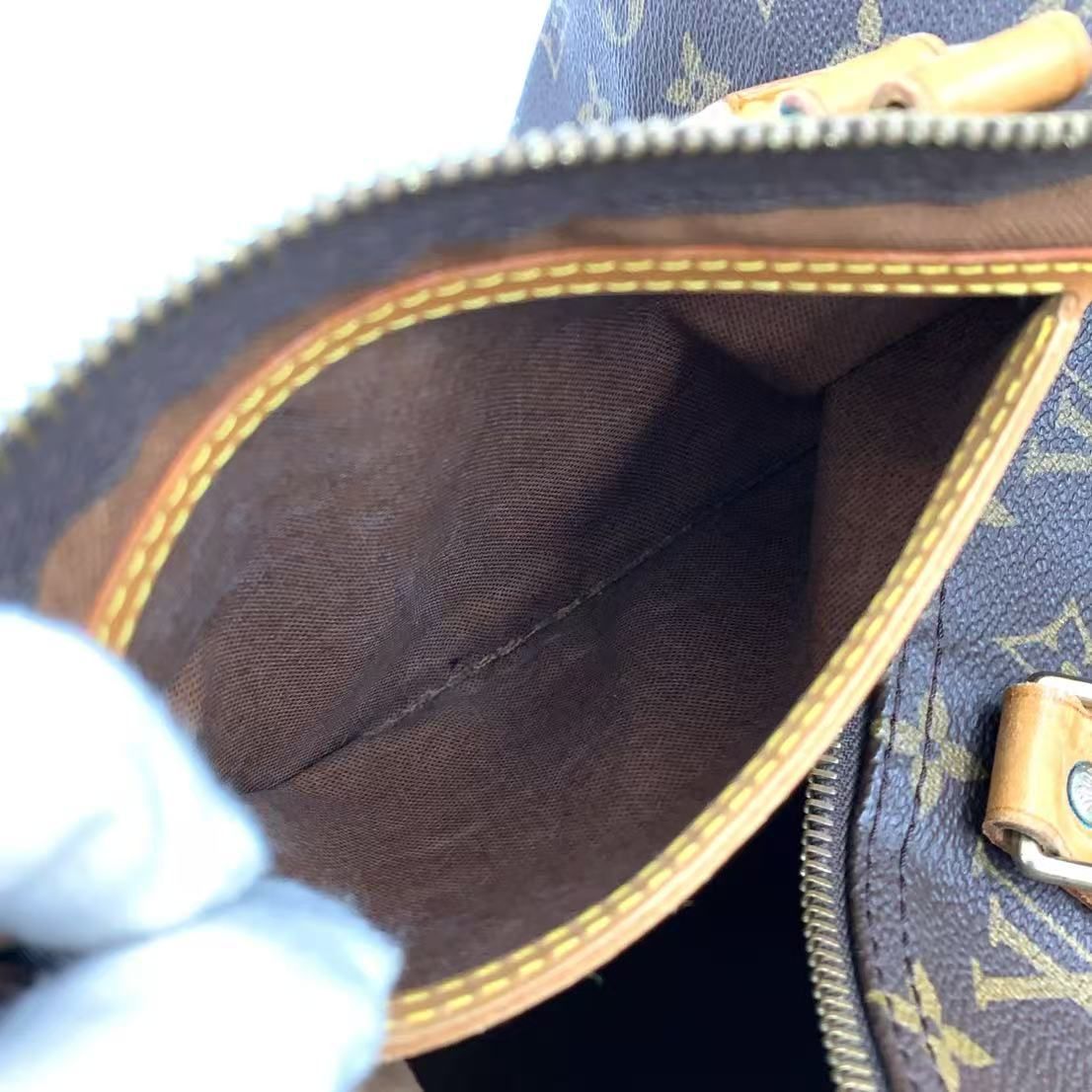 LOUIS VUITTON スピーディ40 モノグラム ファスナープル外部 LOUIS VUITTON スピーディ40 モノグラム ファスナープル外部