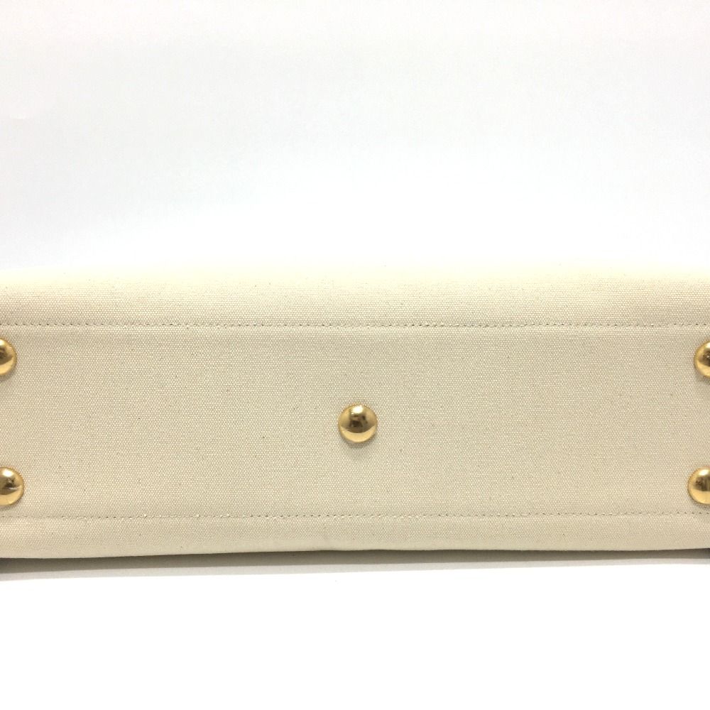 フェンディ 8BH379 ロゴ ローマ ショッパー ラージキャンバス