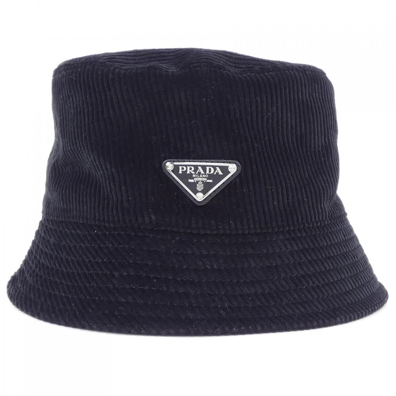 プラダ PRADA トライアングルロゴコードュロイバケット 2HC137 13I4 ハット