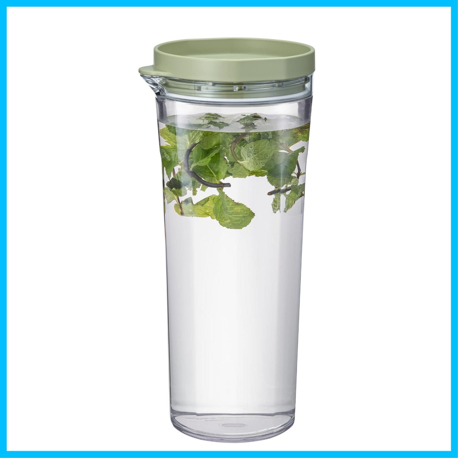 新着商品 JUSIO 実用容量1100ml スモーキーグリーン フリーザーポット トライタン 割れにくい 熱湯 食洗器OK HARIO ハリオ 冷水筒 FPJ-11-SG