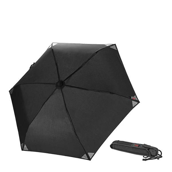 ユーロシルム ライトトレックウルトラ EuroSCHIRM ブラック リフレクト 登山 ハイキング 傘 アウトドア 梅雨 折り畳み