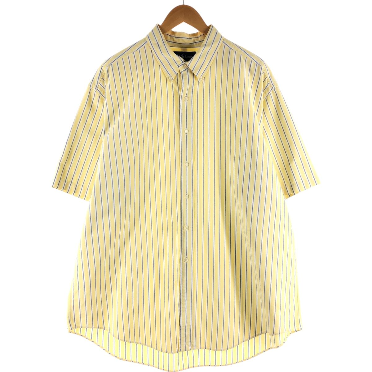 古着 ラルフローレン Ralph Lauren CUSTOM FIT 半袖 ボタン