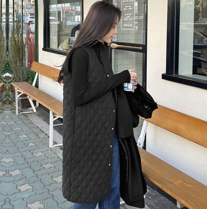 ダウンベスト キルティング 中綿ベスト レディース キルティング