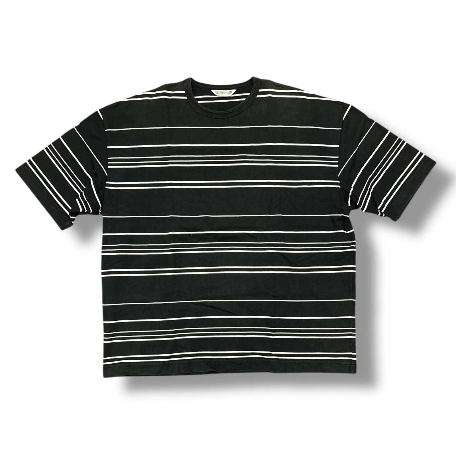 COOTIE SupimaBorderOversizedTee ボーダーTシャツ 参考上代16500円 COOTIE PRODUCTIONS 22SS Supima Border Oversized S