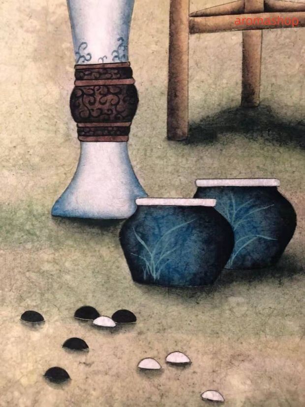 店長勧め 極美品 ！ 中国美術 掛軸 4点セット 静物画 花絵柄