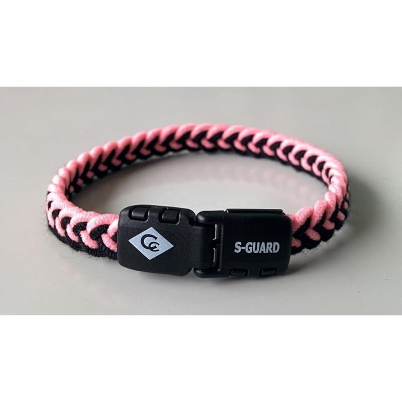 コランコラン Sガード フィタ colancolan Sガード fita 静電気除去 マイナスイオン 黒×ピンク S（約16.5cm) 0