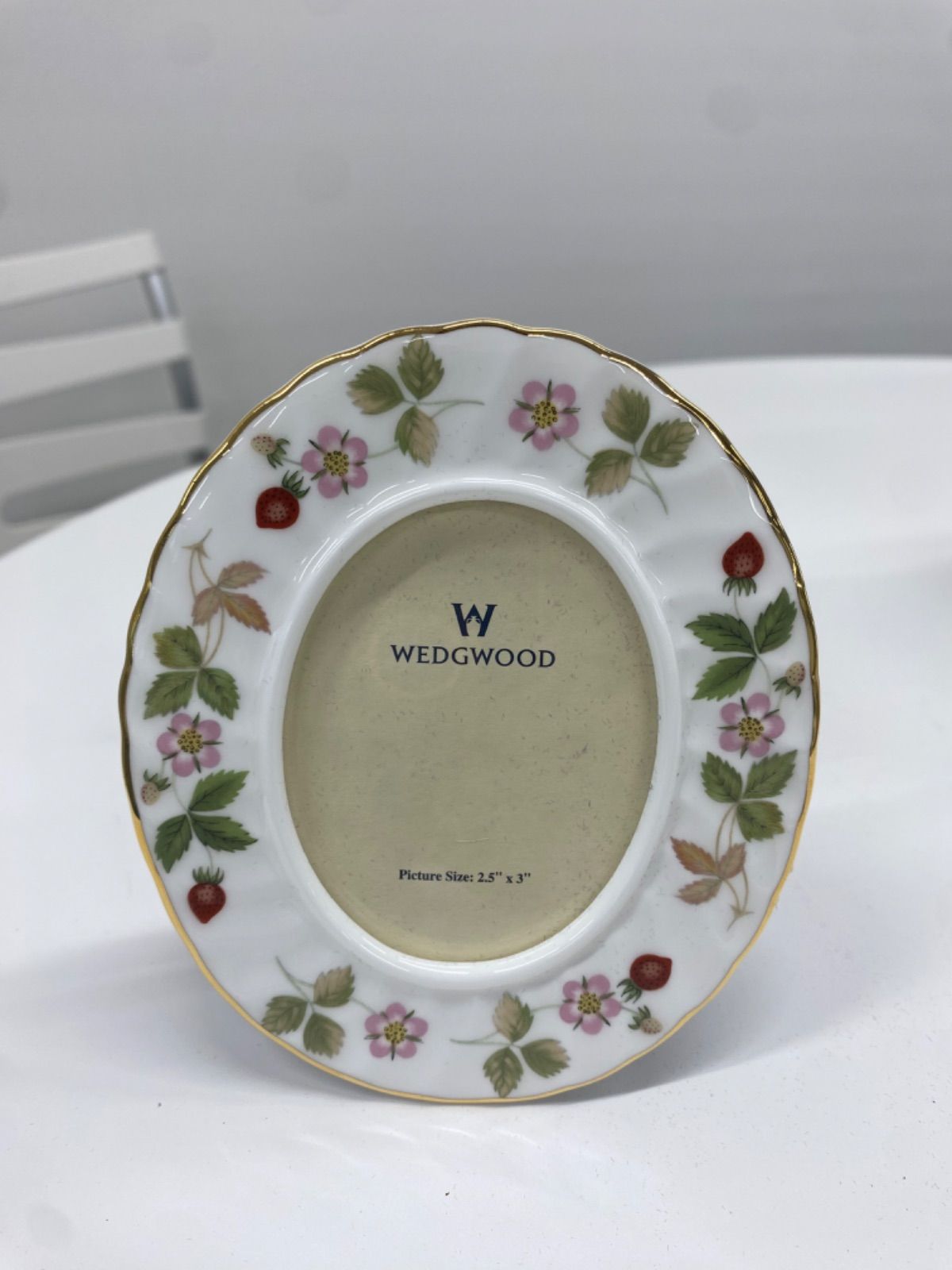 ウェッジウッド　ワイルドストロベリー　楕円形大皿